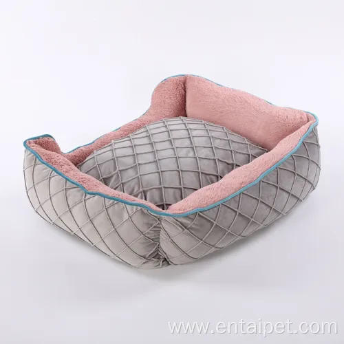 Velvet Pet Bed Wholesale Custom Felt Dog House